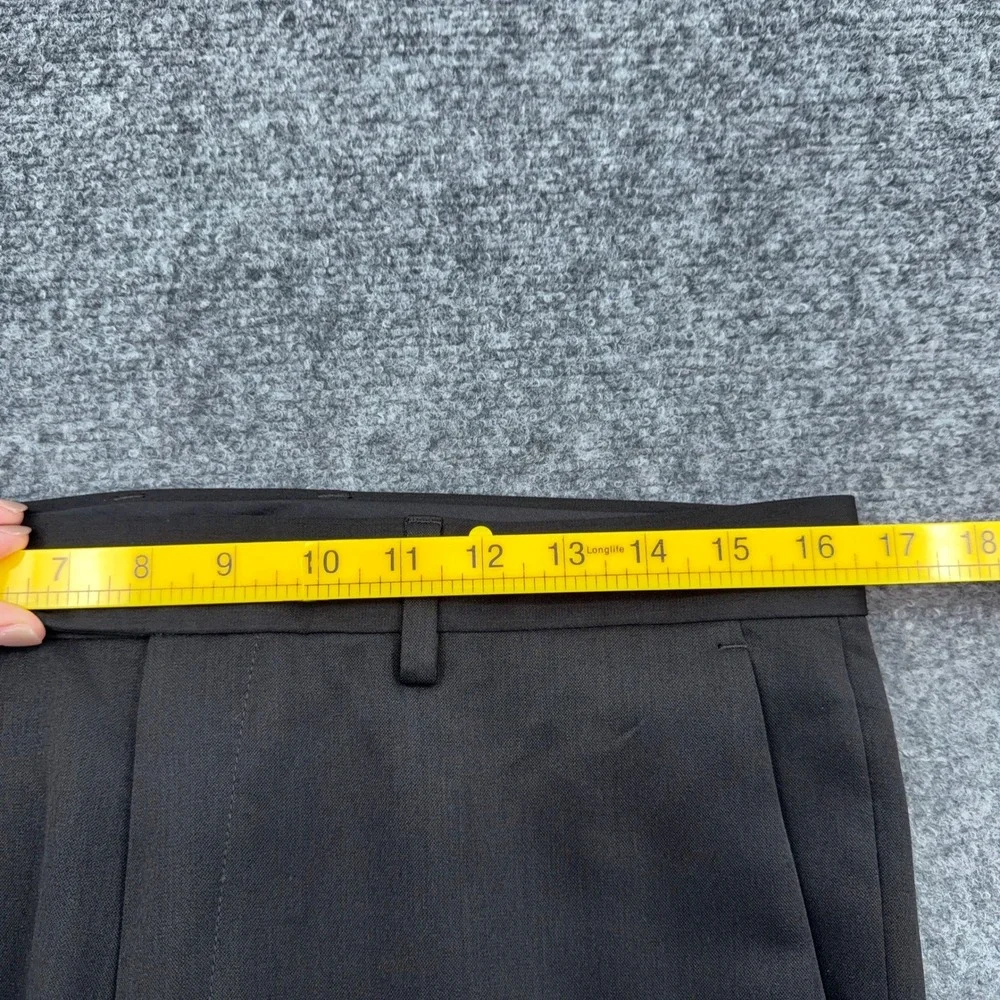Kenneth Cole Reaction Dress Pants Mens 32x32‎ Polyester Black